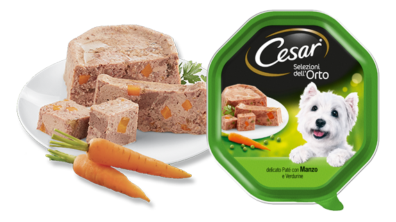 Cesar Selezioni Dell'Orto Manzo e Verdure 150gr Alimento umido per Cani Cesar Selezioni Dell'Orto Manzo e Verdure 150gr Alimento umido per Cani